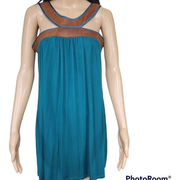 Akiko Leather Accent Dress  - Picture 2 of 4